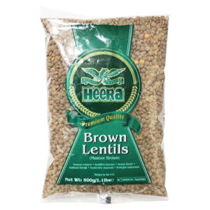Heera Brown Lentils 20x500g