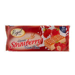 Regal Strawberry Cake Bars 12x250g
